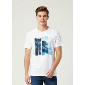 Old Navy Soft Washed Surf Graphic Tshirt White Size XXL